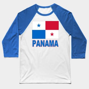 The Pride of Panama - Panamanian Flag Design Baseball T-Shirt